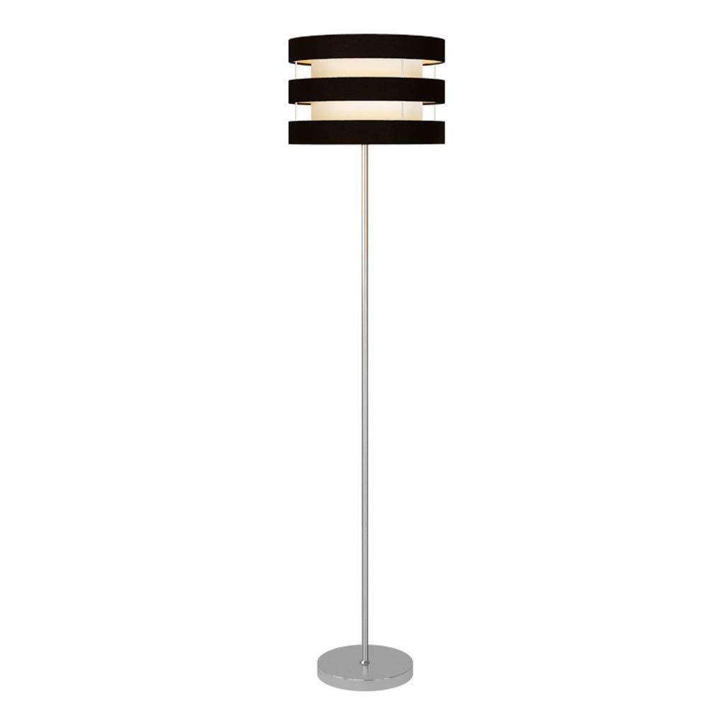 Nordic Modern Floor Lamp - Black Standing Pole Light with Foot Switch for Bedroom, Living Room, Study | Warm Ambient Lighting for Christmas Gift, Cozy Reading & Relaxing Nights