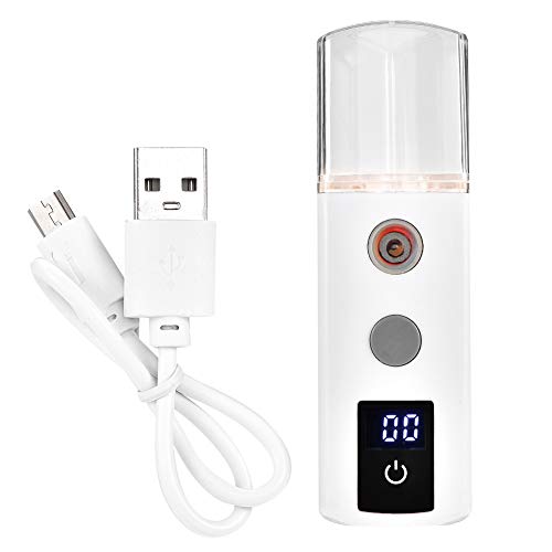 Portable 40ml Nano Mist Sprayer - 3 in 1 Facial Moisturizer, Hydrating Atomizer & Skin Care Steamer for Home Use | Perfect for Travel, Office & Daily Hydration Routine