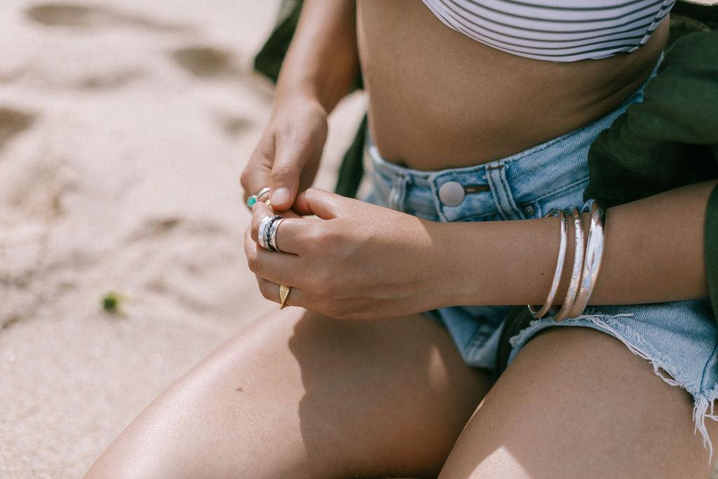 Sterling Silver Circle Tubular Bangle Bracelet for Women - Elegant Minimalist Jewelry for Everyday Wear, Parties & Gifts