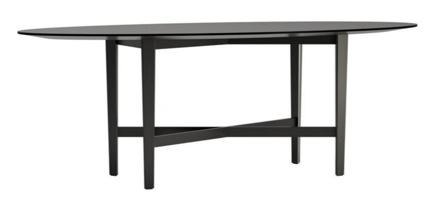 Premium Luigi Filippo Dining Table by BBB - Modern Solid Wood Kitchen Table for 6 - Perfect for Family Dinners & Entertaining Guests