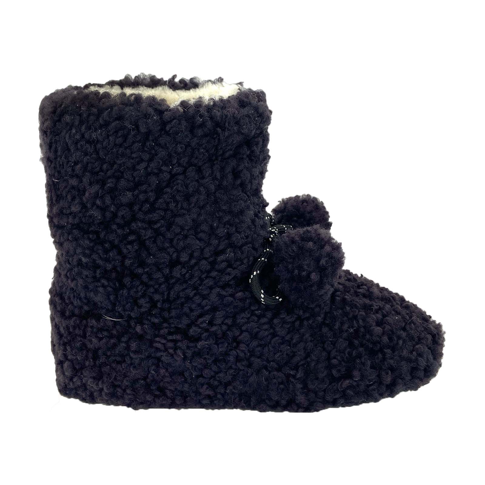 Genuine Sheepskin Wren Bootie Slippers for Women - Cozy Indoor/Outdoor Winter House Shoes for Relaxing at Home