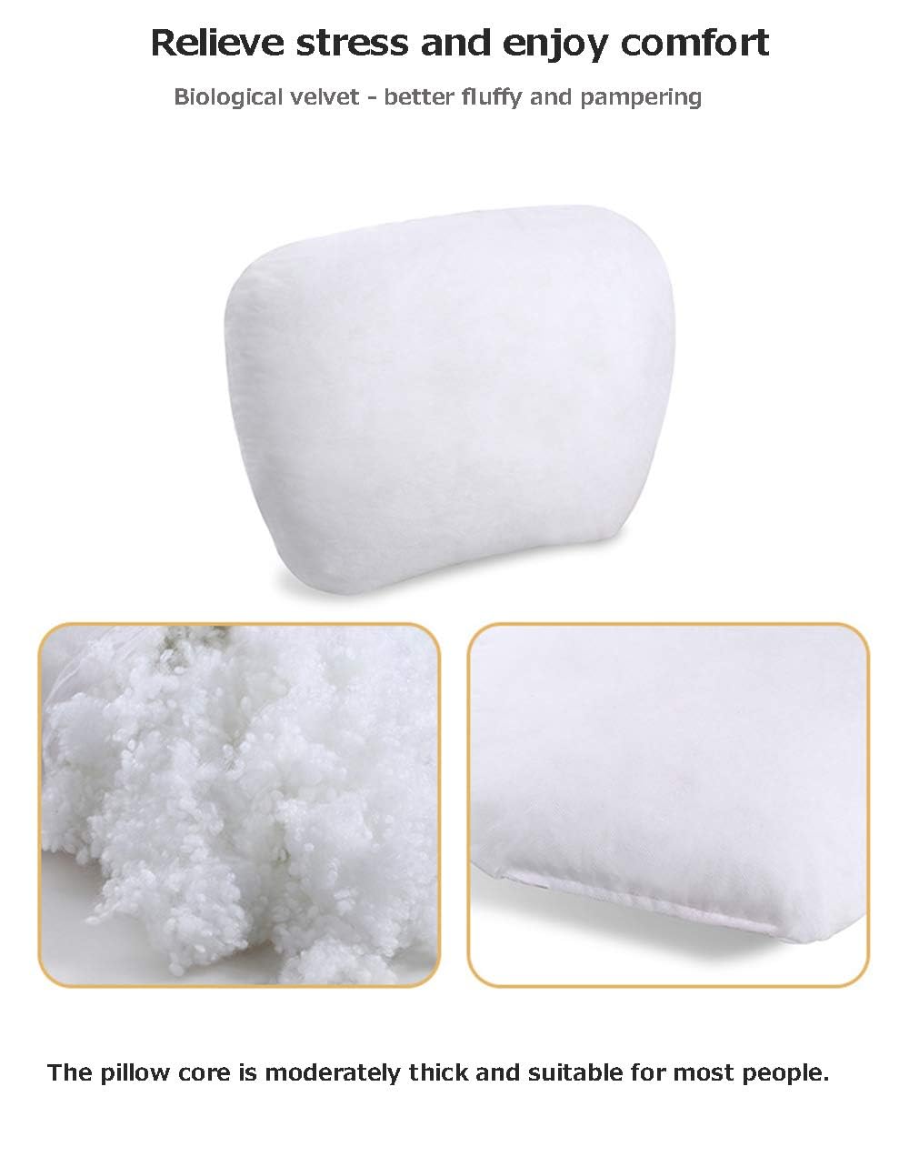 2PCS Premium Car Headrest Neck Pillow for Mercedes-Benz Maybach - Soft Suede Cover & Ergonomic Support | Perfect for Long Drives & Road Trips