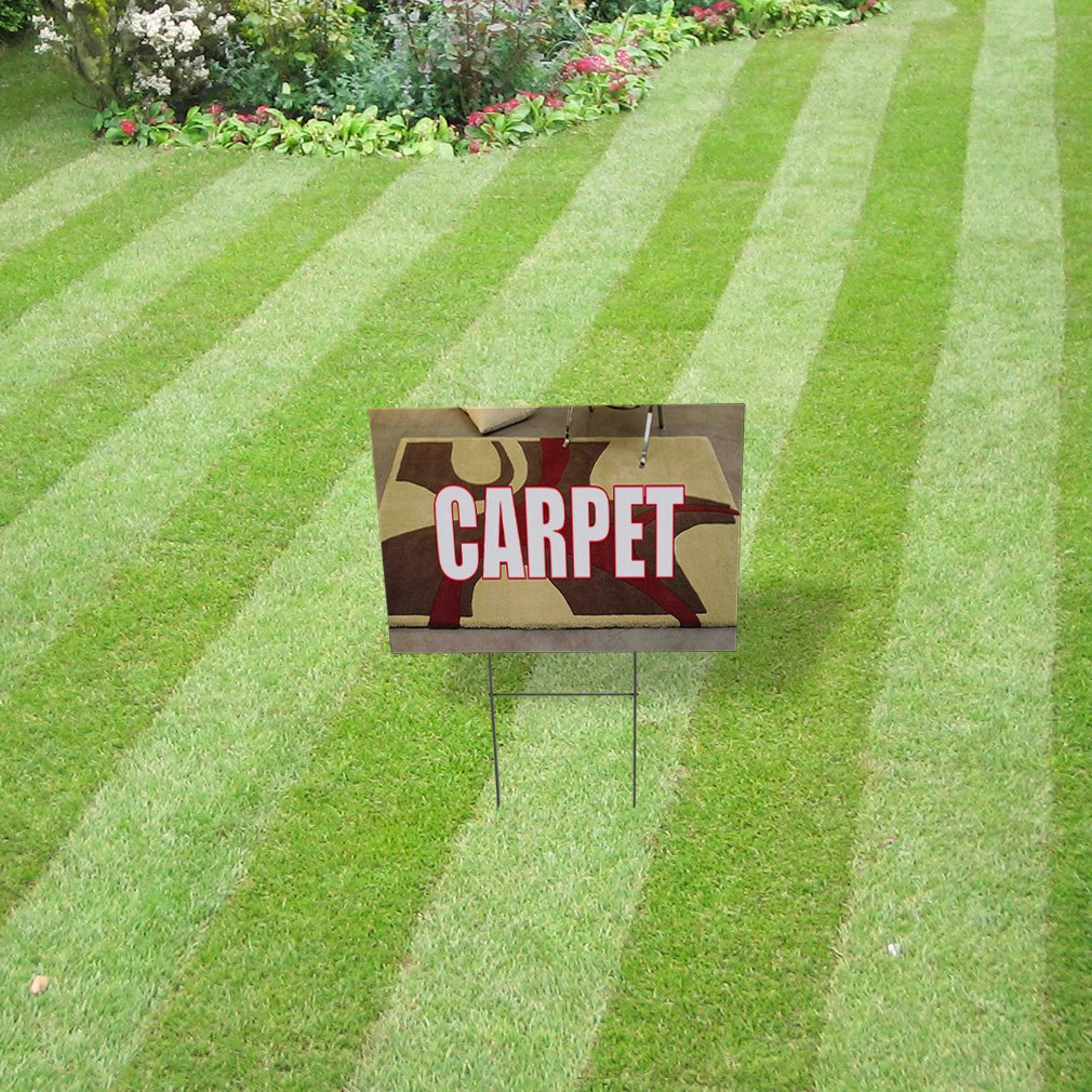 24x18 Inch Weatherproof Yard Sign Carpet - Double-Sided Outdoor Advertising Print for Lawn, Garden & Events - Durable All-Weather Decoration for Businesses, Parties & Seasonal Displays