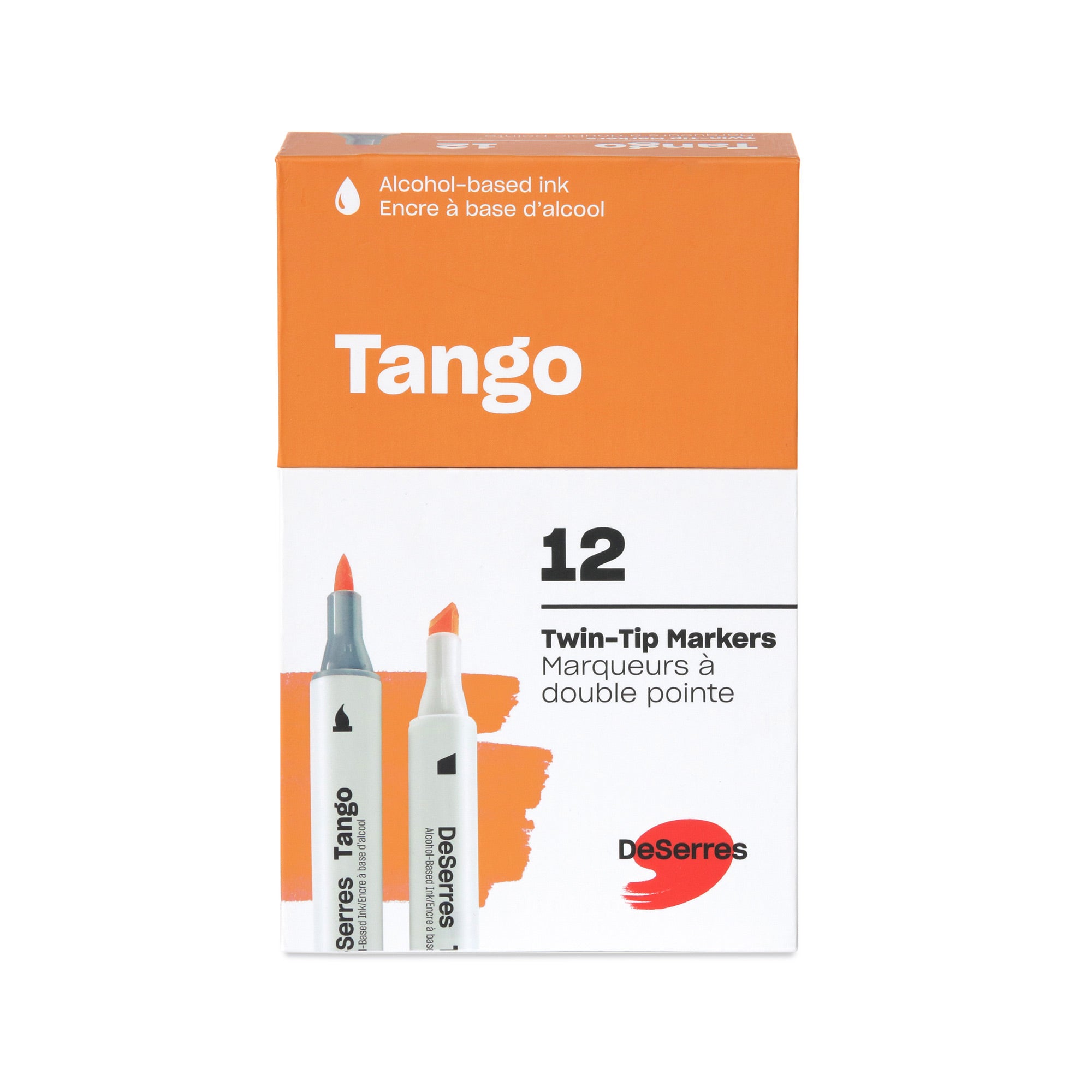 12 Pack Tango Double Tip Markers Set - 24 Vibrant Colors, Chisel & Brush Tips for Calligraphy, Drawing & Coloring | Perfect for Artists, Students & DIY Projects