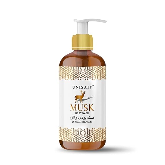 Premium Musk Scented Body Wash for Men - Hydrating & Refreshing Shower Gel - Ideal for Daily Use, Gym & Post-Workout Cleansing