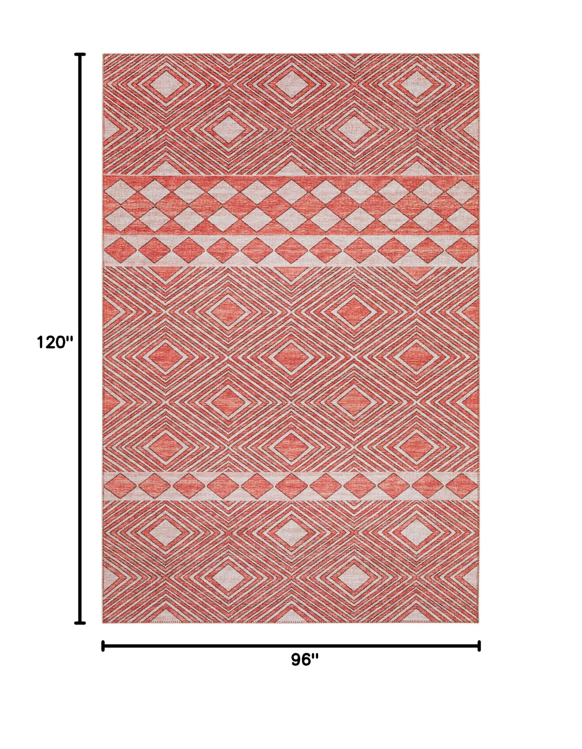 Addison Rugs Yuma AYU31 Canyon 8' x 10' Area Rug - Southwestern Style Handmade Wool Rug for Living Room, Bedroom & Home Decor