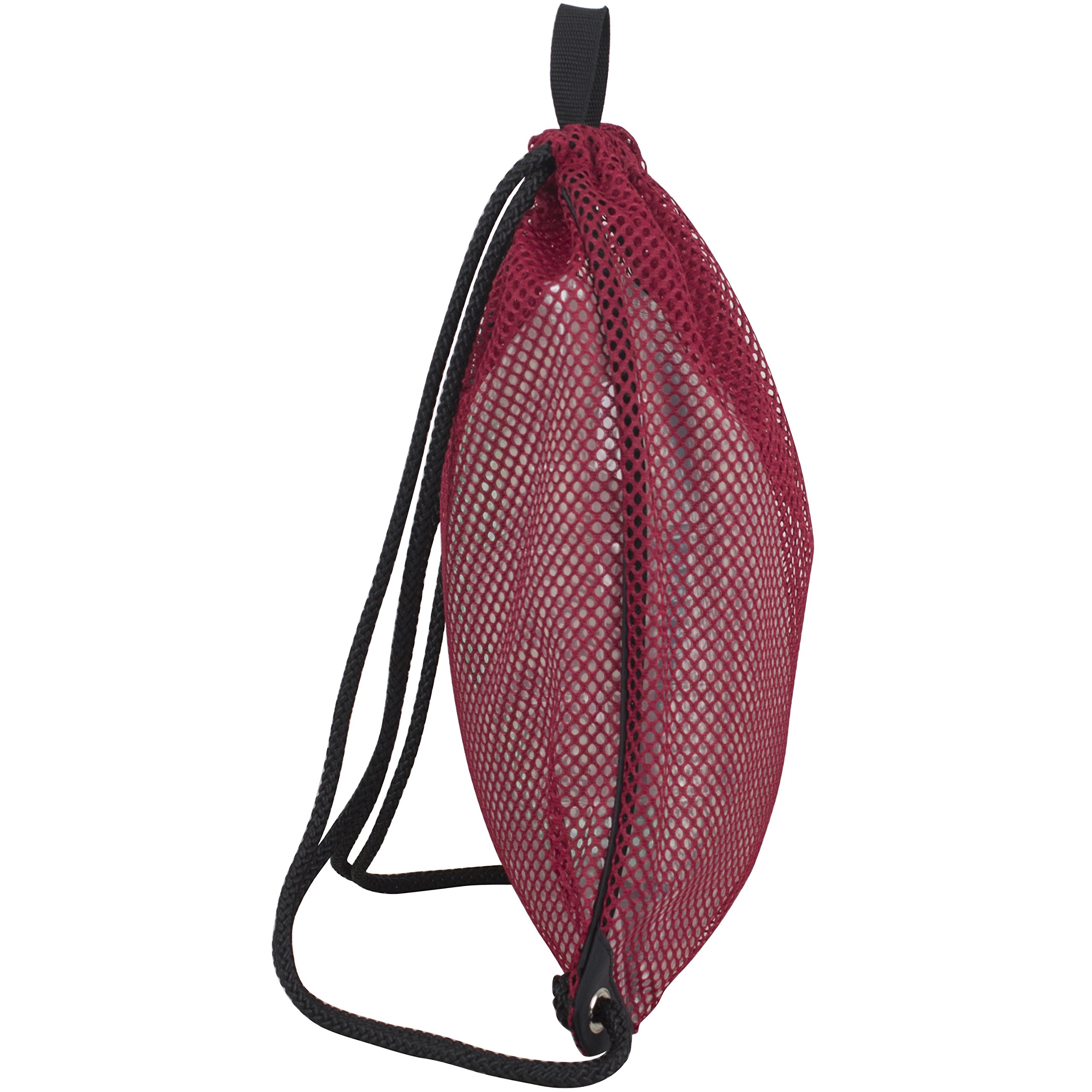 EastSport Lightweight Mesh Drawstring Backpack - Breathable Gym Sackpack for Travel, College, Beach & Shopping | Perfect for Workouts, Campus Life & Outdoor Activities
