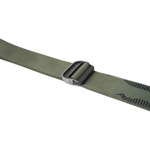 Peak Design Slide Camera Strap - Adjustable & Comfortable Shoulder Strap for DSLR/Mirrorless Cameras (Sage Green) - Perfect for Travel, Hiking & Photography Enthusiasts
