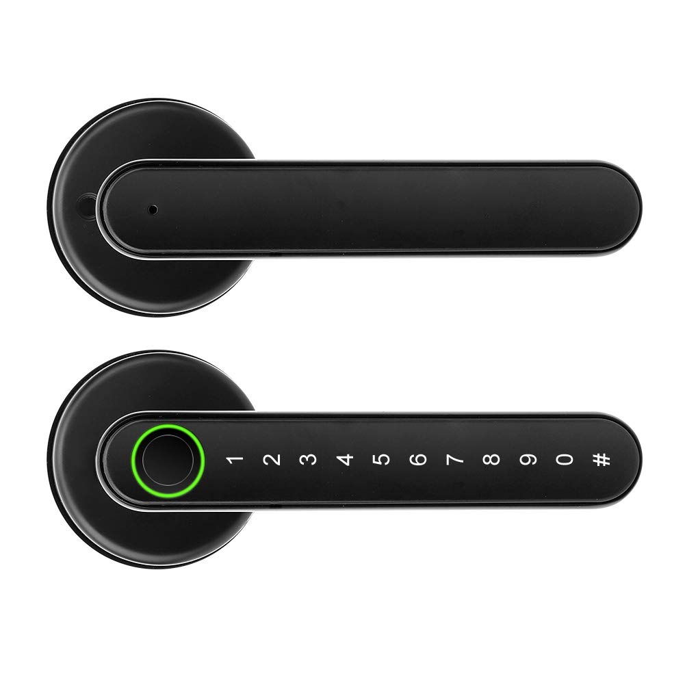 Sutinna Smart Keyless Door Lock - Fingerprint & Bluetooth Biometric Lock with App Control, Password & USB Backup for Home & Office Security | Easy Keyless Entry for Smart Homes & Modern Offices