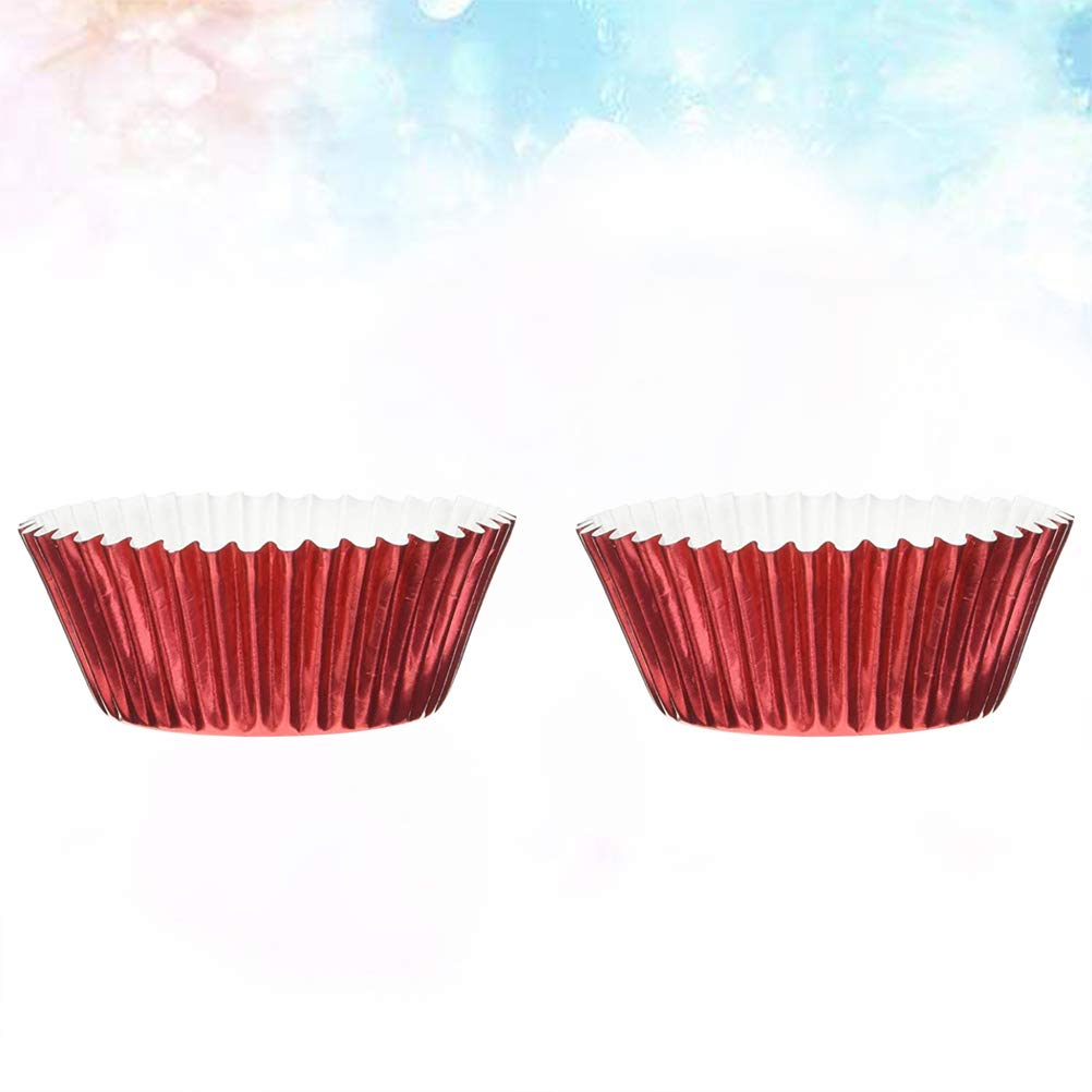 DOITOOL 200 Pcs Disposable Dessert Cups - Eco-Friendly Paper Baking Liners for Cupcakes, Muffins & Candy - Perfect for Parties, Weddings & Home Baking (2.5 Inch)