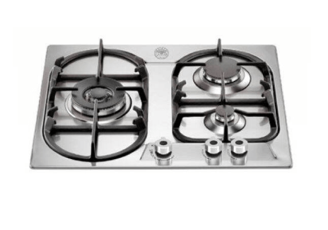 Bertazzoni P6501PROXE 60cm 3-Burner Gas Cooktop with F6011MODELX/LN 11-Function Oven and K60TELXA Range Hood - Premium Italian Kitchen Appliances for Home Chefs and Cooking Enthusiasts