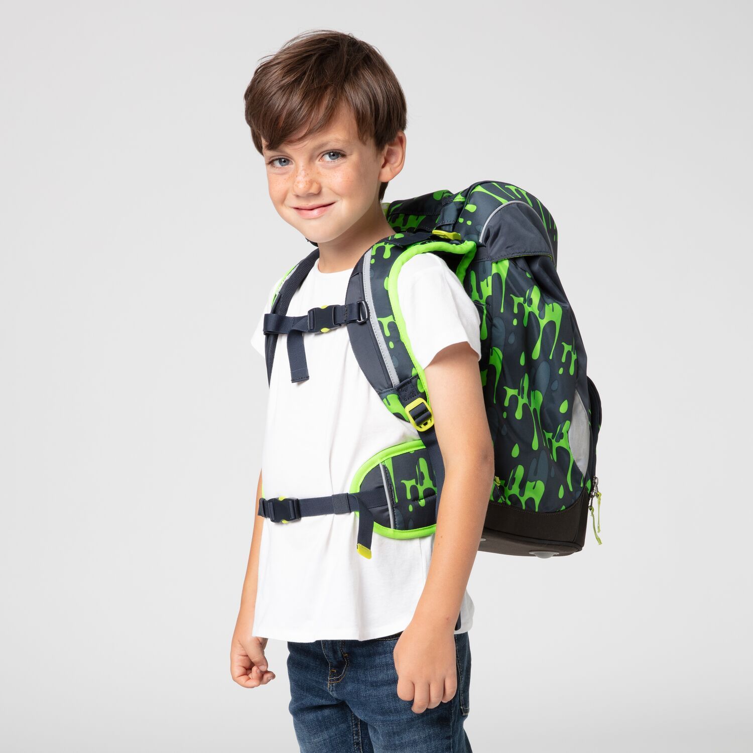 Ergobag Prime School Backpack for Kids - Lightweight, Durable & Ergonomic Design - Perfect for School, Travel & Daily Use - GlibbBear Collection