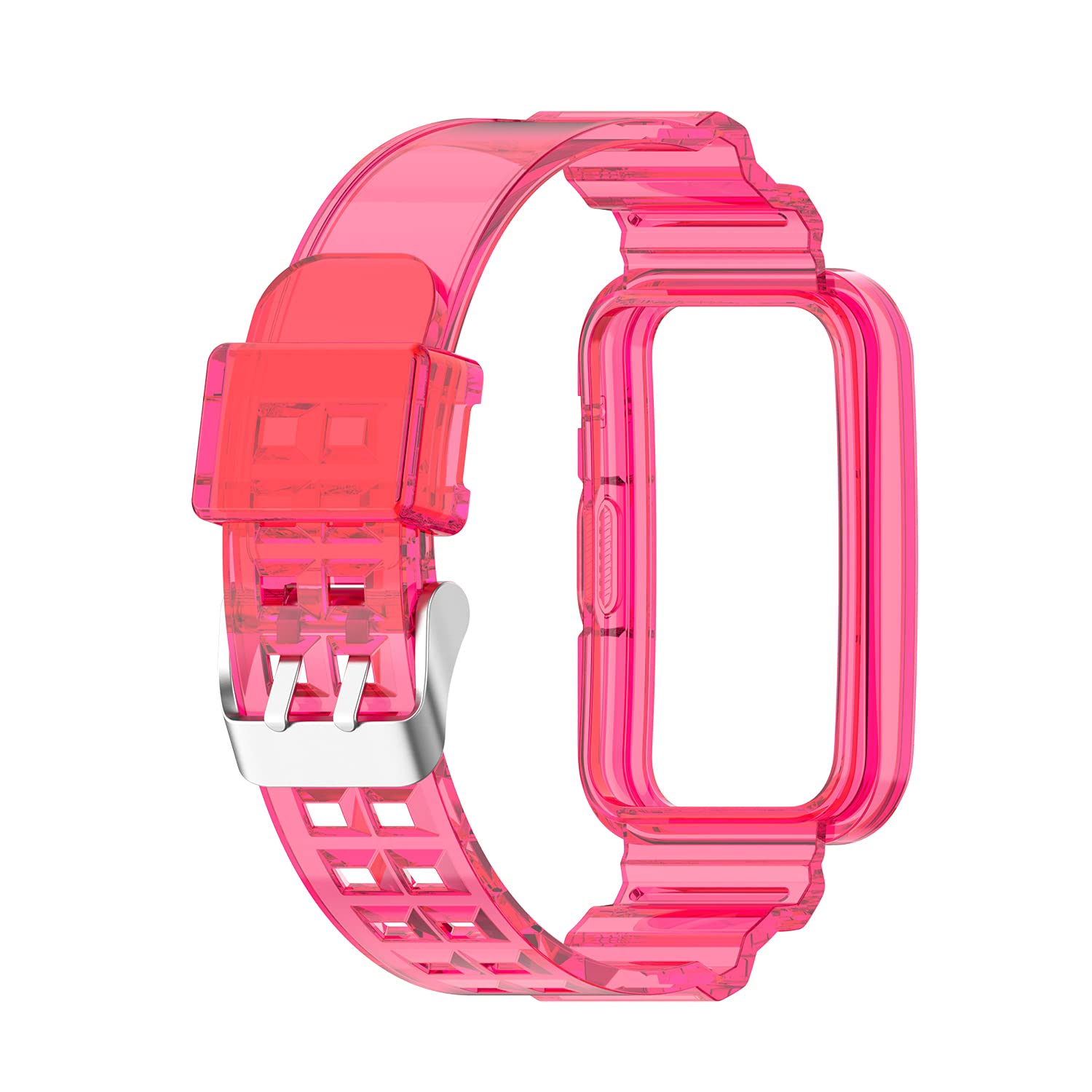 Huawei Watch Fit 2 Bands 6-Pack with Case - Cute Jelly Strap for Workout & Daily Use