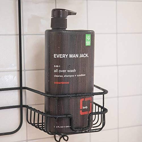 EVERY MAN JACK Cedarwood All Over Body Wash for Men, 32 Fl Oz - Hydrating & Refreshing Shower Gel with Natural Ingredients for Daily Skincare Routine
