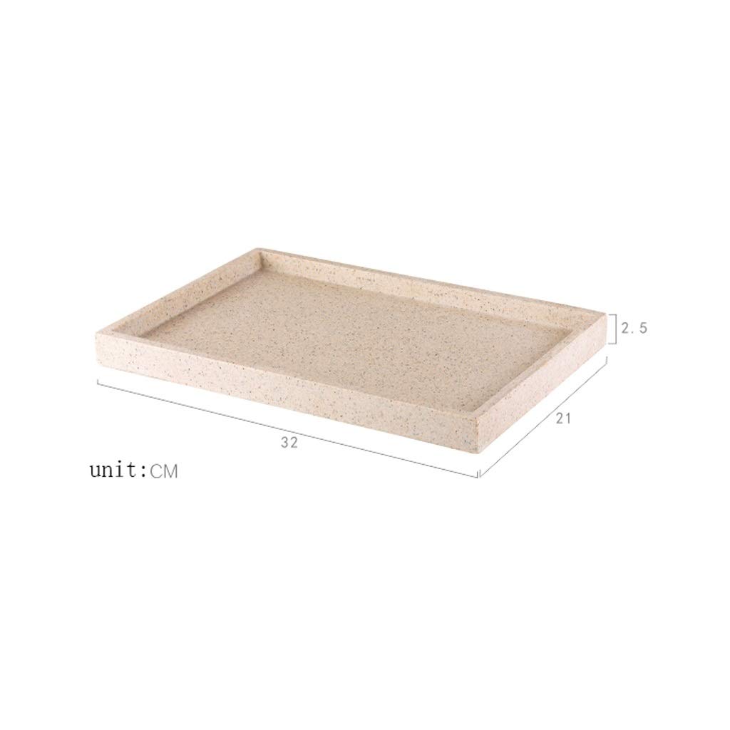 Premium Sandstone Bathroom Accessories Set - Luxury Soap Dish, Toothbrush Holder & Tray - Modern Hotel & Home Decor (Color A) for Spa-Like Bathroom Experience