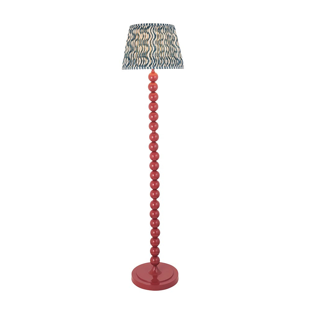 Auralis Ripple Floor Lamp with E27 Socket - Modern LED Standing Light for Living Room, Bedroom & Office - Adjustable Height in Multiple Finishes (Black, White, Bronze) - Perfect for Ambient Lighting & Home Decor