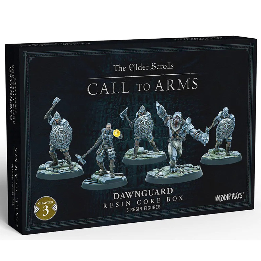 Bethesda The Elder Scrolls: Call to Arms Dawnguard Core Set - 32mm Scale Miniatures for Tabletop RPG & Wargaming | Fantasy Adventure Game Collection