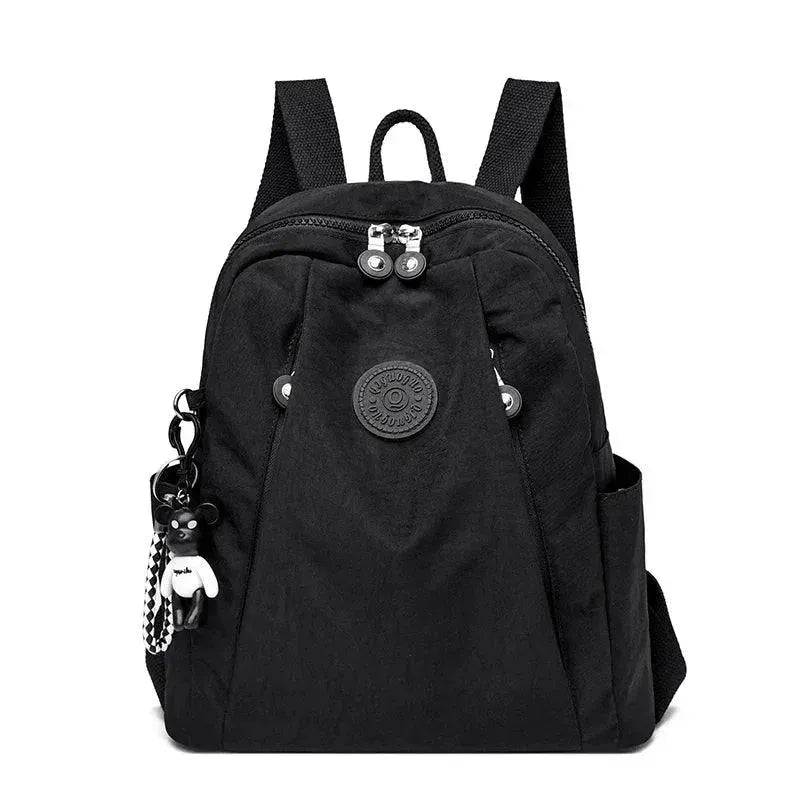 Waterproof Nylon Backpack for Teens - Lightweight School Backpack with USB Charging Port, Durable Travel Backpack for High School & College Students - Perfect for School, Travel & Outdoor Adventures