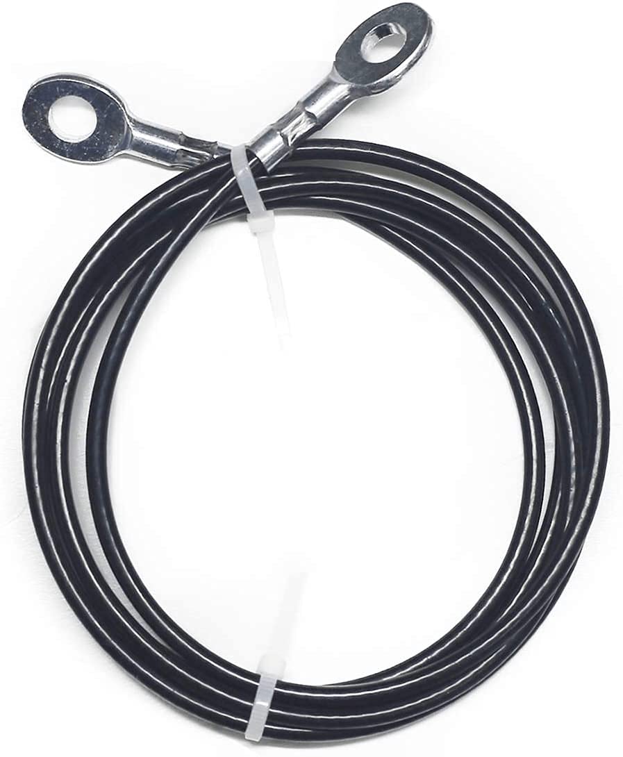 SYL Heavy Duty Steel Wire Rope Replacement Cable for Gym Equipment - Durable Fitness Machine Accessory for Home & Commercial Cable Pulley Systems - Perfect for Strength Training, CrossFit, and Weight Lifting Workouts
