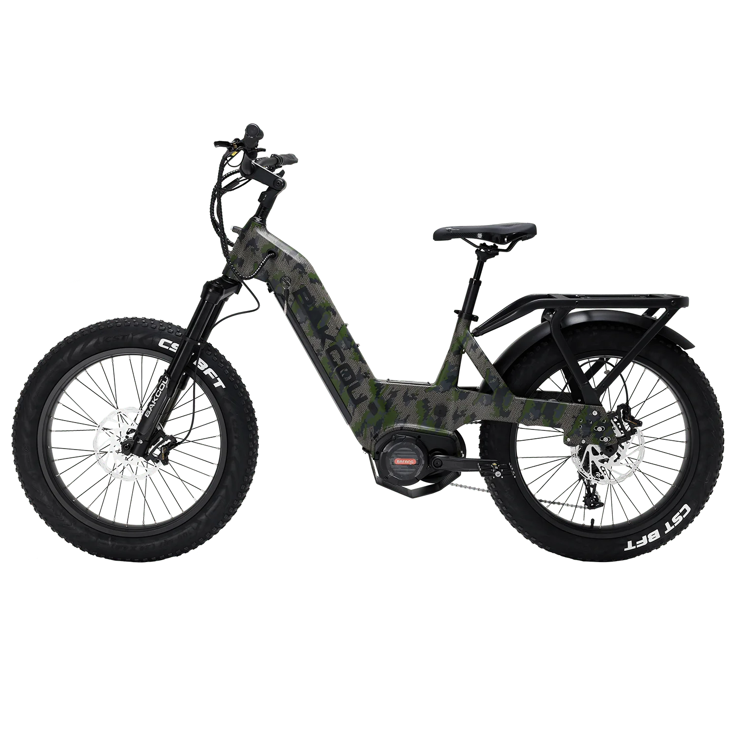Bakcou Mule SD 24 Electric Bike - 750W Bafang Motor, 48V 17.5Ah Battery, All-Terrain Fat Tire eBike for Hunting, Camping & Off-Road Adventures