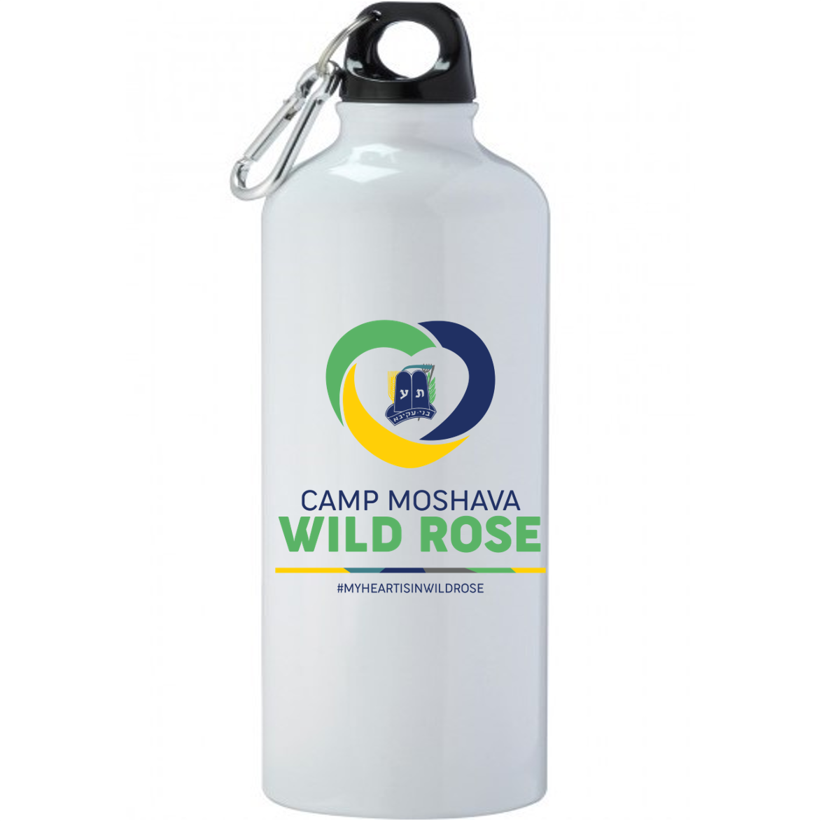My Heart is in Wild Rose Insulated Water Bottle - 32oz Stainless Steel Vacuum Flask for Hiking, Gym & Outdoor Activities