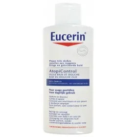 Eucerin AtopiControl Bath and Shower Oil 400ml - Soothing Eczema & Dry Skin Relief - Gentle Cleansing for Sensitive Skin - Perfect for Daily Bathing & Showering Routine