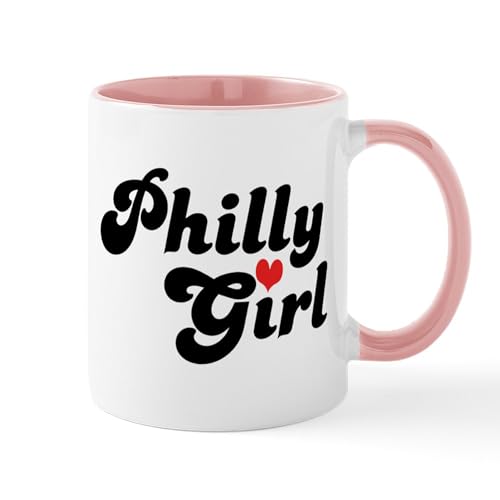 White/Pink Inside - Philly Girl Mug