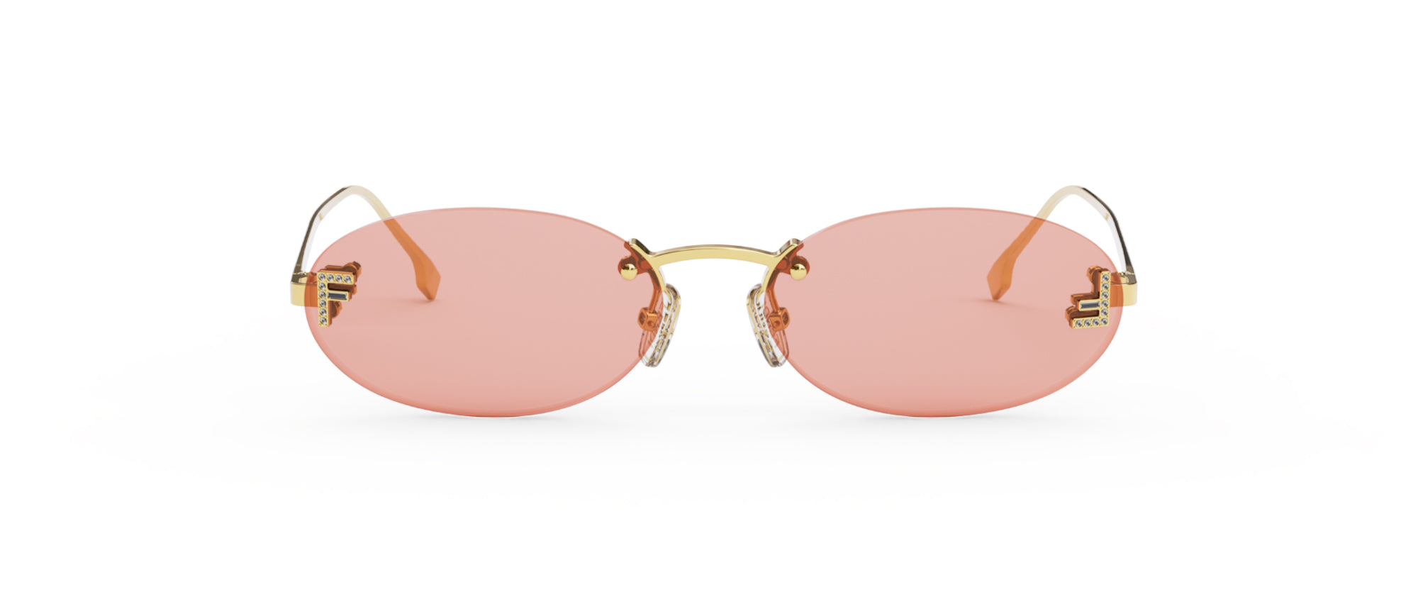 Fendi First Crystal FE4075US Sunglasses - Luxury Designer Shades for Women - UV Protection & Fashion Statement - Perfect for Beach, Travel & Everyday Wear