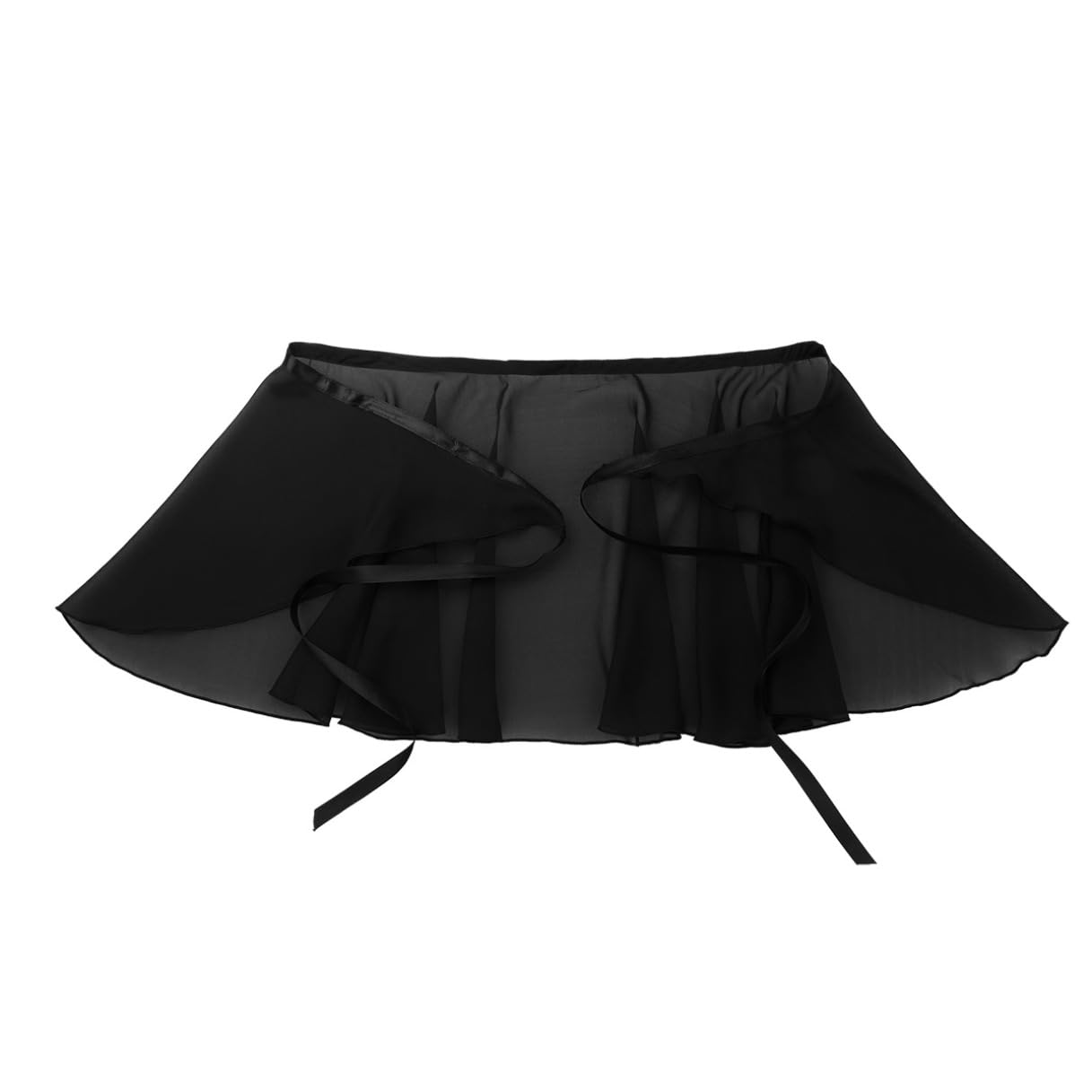 Elegant Chiffon Ballet Wrap Skirt for Women & Girls - Flowy Georgette Dance Skirt with Tie Waist - Perfect for Ballet, Skating, Dance Performances & Casual Wear