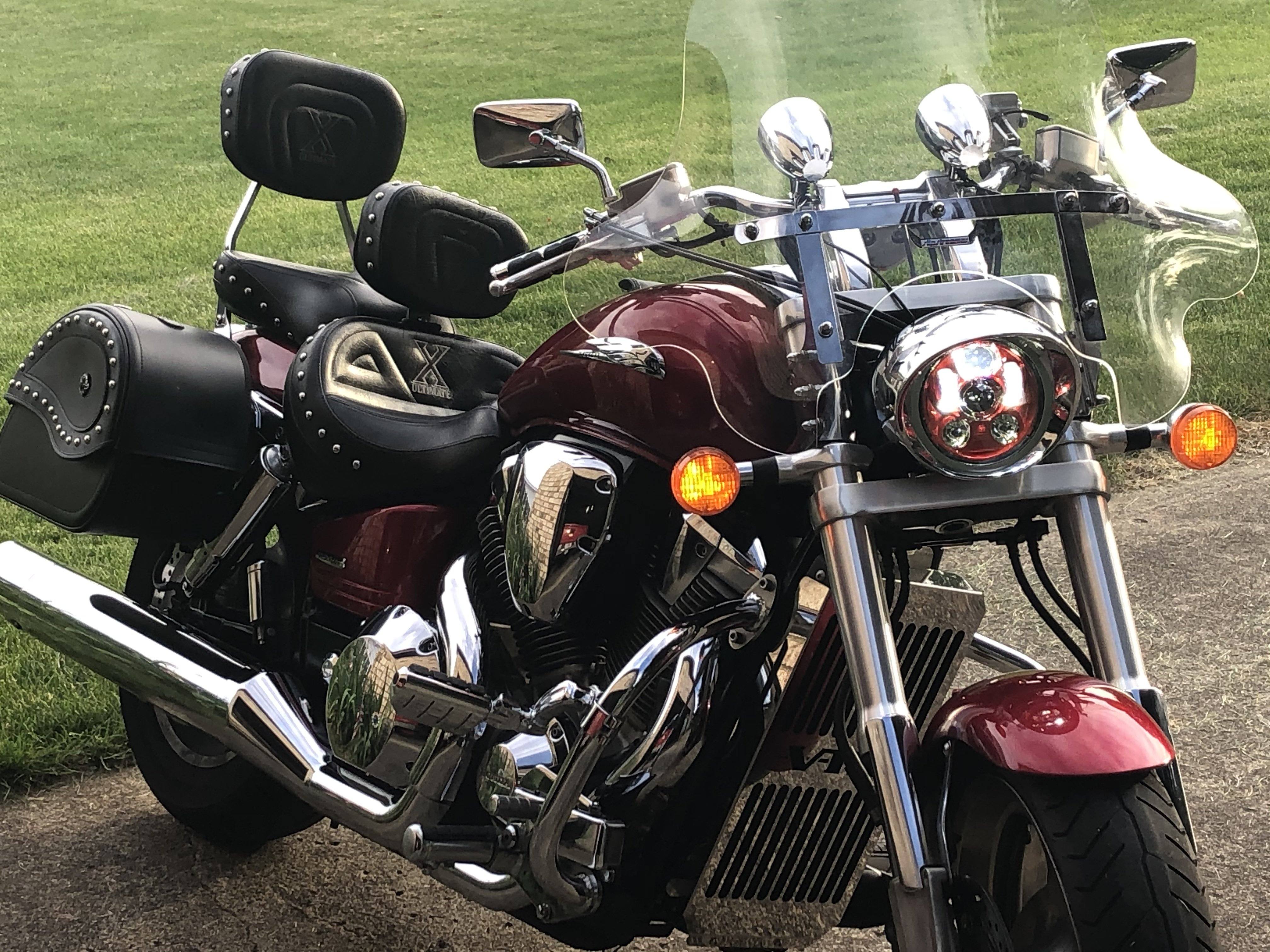 Eagle Lights Generation III LED Headlight Kit for Honda VTX 1300 & 1800 Motorcycles - High Brightness, Easy Installation with VTX Bracket & Hardware - Perfect for Night Riding and Enhanced Visibility