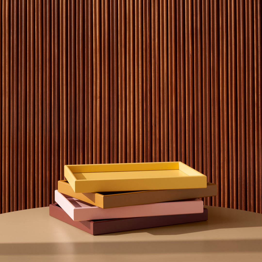Peter J Lassen Arrange Tray - Handcrafted Wooden Serving Tray with Montana-Inspired Design | Perfect for Coffee Table Decor, Breakfast in Bed, and Rustic Home Accessories