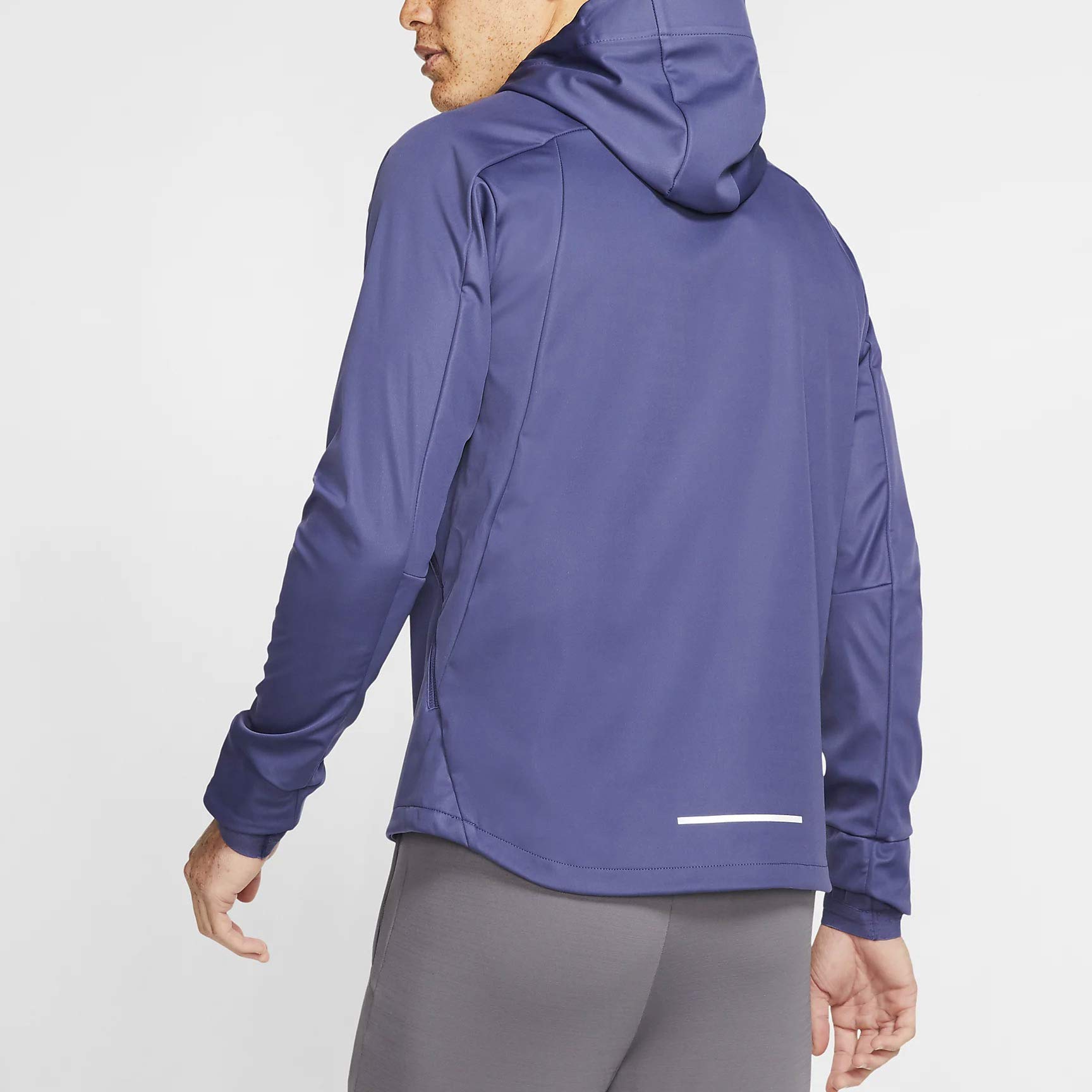 Nike Men's Waterproof Hooded Rain Jacket - Lightweight Windbreaker for Outdoor Running, Hiking & Travel