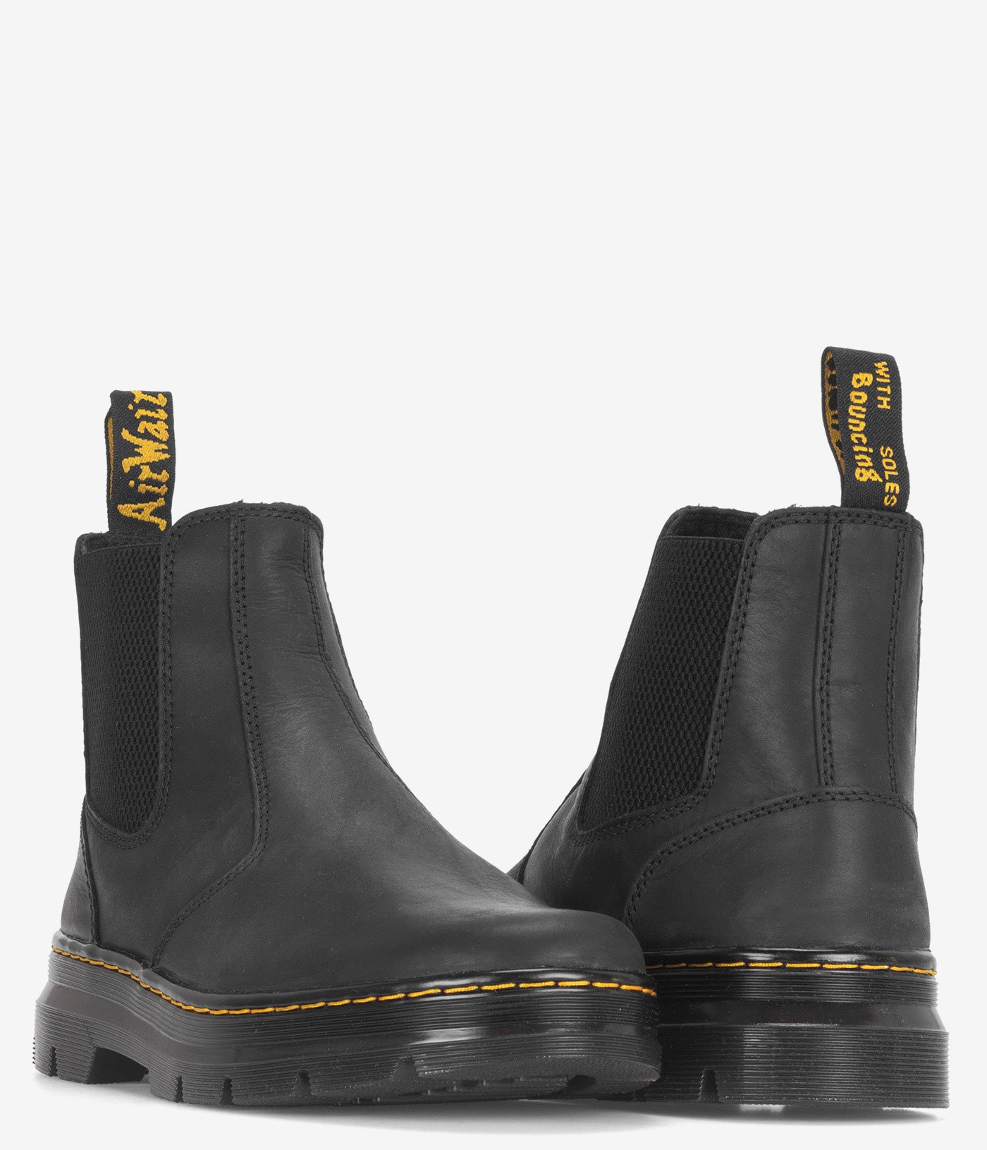 Dr. Martens Embury Leather Chelsea Boots for Men & Women - Comfortable Slip-On Ankle Boots for Casual Wear, Work & Outdoor Activities