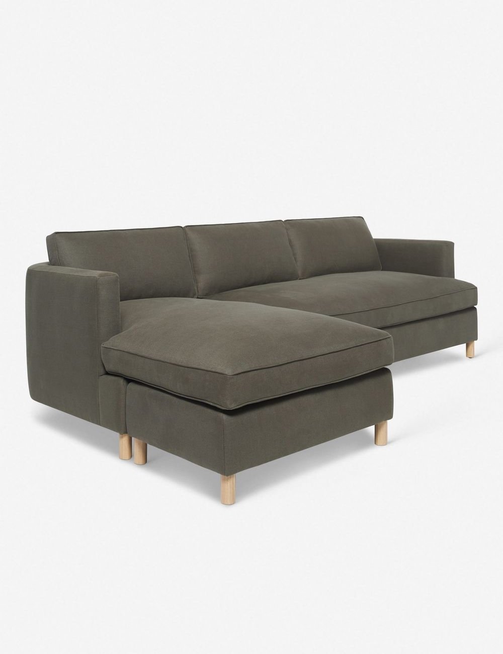 Belton Sectional Sofa by Ginny Macdonald - Modern L-Shaped Couch for Living Room, Family Room & Lounge | Comfortable Fabric Upholstery