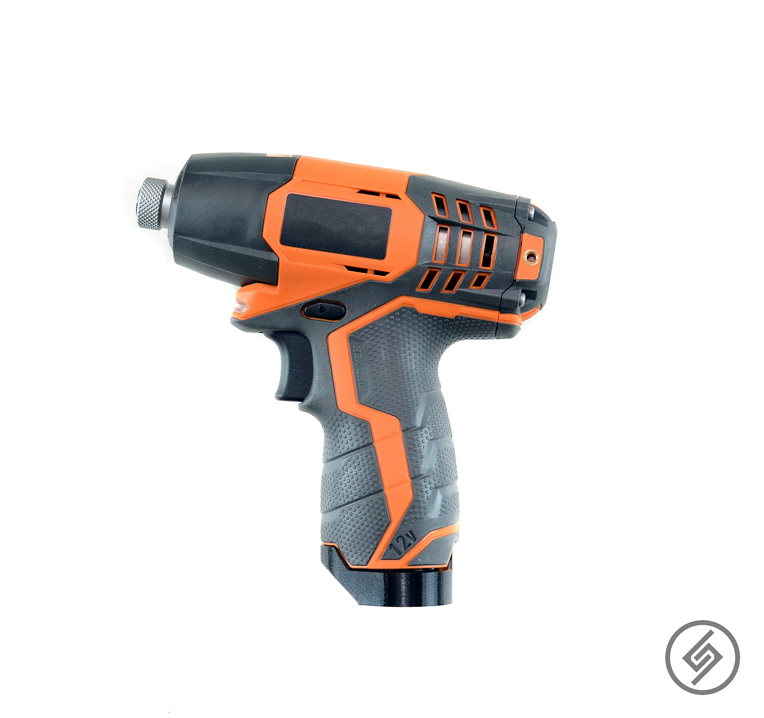 **Spartan Mounts for Ridgid 12V Tool - Heavy Duty Wall Hook Holder | Power Tool Storage Organizer | DIY Workshop & Garage Organization | Low Profile Bracket for Easy Access (Left Side) - Perfect for Tool Walls, Craft Rooms & Workspaces**