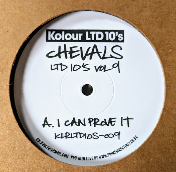 Chevals LTD 10's Volume 9 - KLRLTD10s 009 Vinyl Record | Limited Edition Colored Vinyl | Perfect for DJs & Music Collectors | Enhance Your Music Collection & DJ Sets