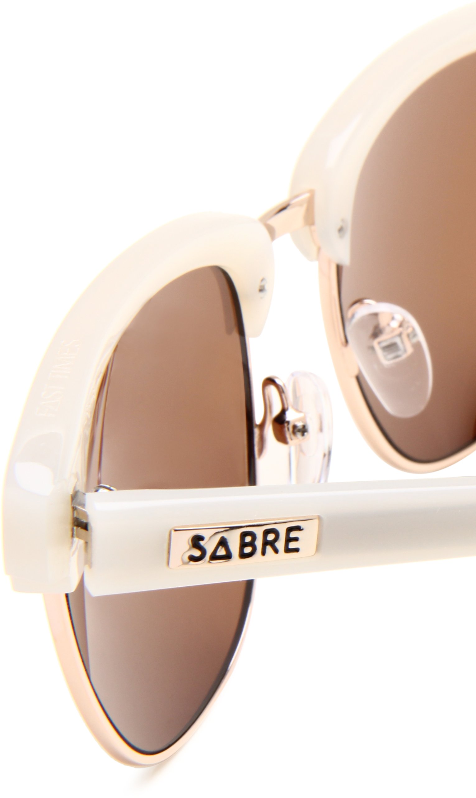 Sabre Vacation Semi-Rimless Polarized Sunglasses for Women & Men - UV400 Protection - Lightweight Fashion Shades for Beach, Driving & Outdoor Activities