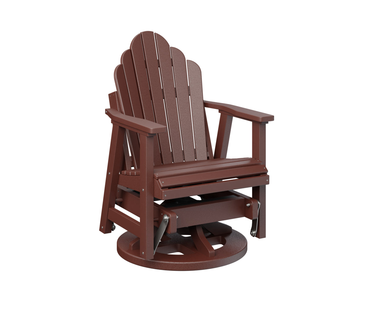 Berlin Gardens Cozi Back Swivel Glider - Outdoor Patio Rocking Chair with Cushion, Weather-Resistant for Garden, Deck, Porch & Poolside Relaxation
