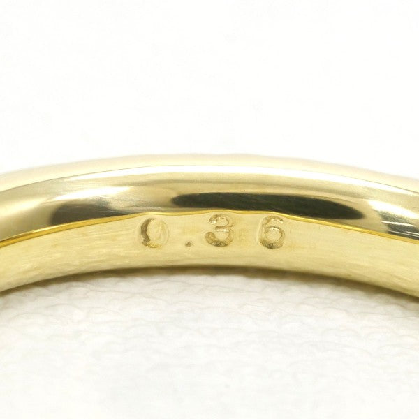 18K Yellow Gold Diamond Ring for Women - Elegant Solitaire Engagement & Wedding Band - Perfect for Proposals, Anniversaries & Special Occasions