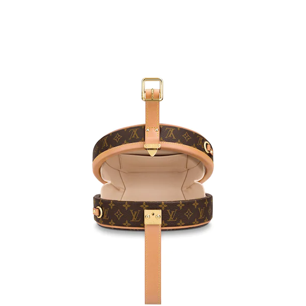 Louis Vuitton Petite Boite Chapeau Monogram Handbag - Luxury Crossbody Bag for Women - Perfect for Date Night, Parties & Travel Accessories