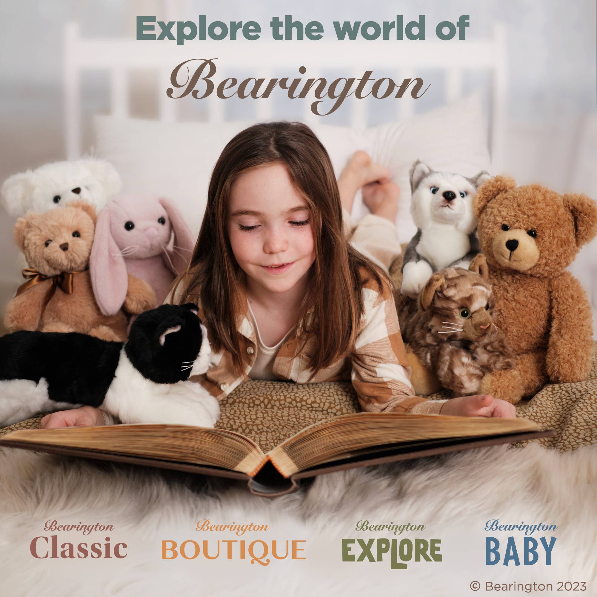 Big Buddy Big Brother Bear - Soft Plush Stuffed Animal Toy for Kids, Gifts for Boys & Girls, Nursery Decor, Cuddly Companion for Bedtime & Playtime