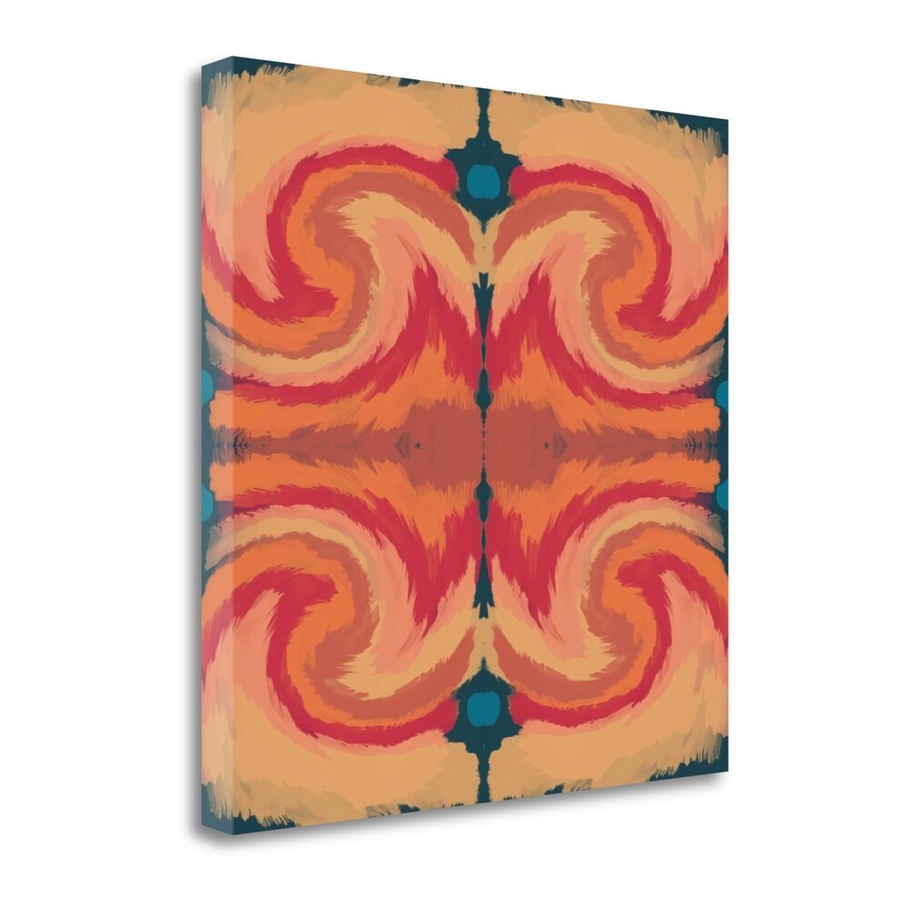 Autumn Pattern I By Linda Woods - Fine Art Giclee Print on Gallery Wrap Canvas, Ready to Hang Wall Decor - Perfect for Living Room, Bedroom & Office