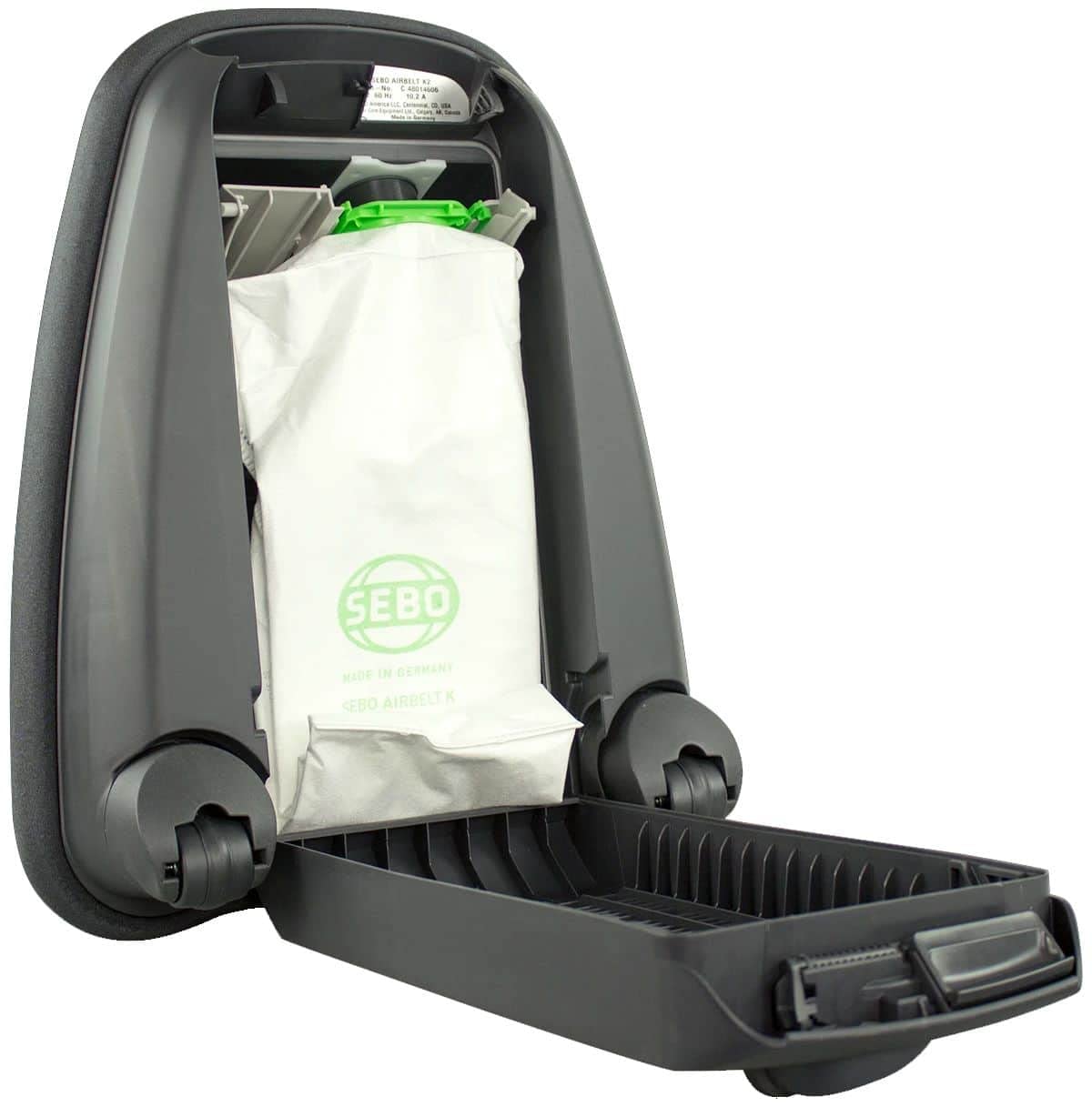 Sebo 9679AM Airbelt K2 Kombi Canister Vacuum Cleaner - Powerful Corded Upright Vacuum with HEPA Filtration in Dark Blue | Ideal for Hardwood Floors, Carpets & Pet Hair Removal