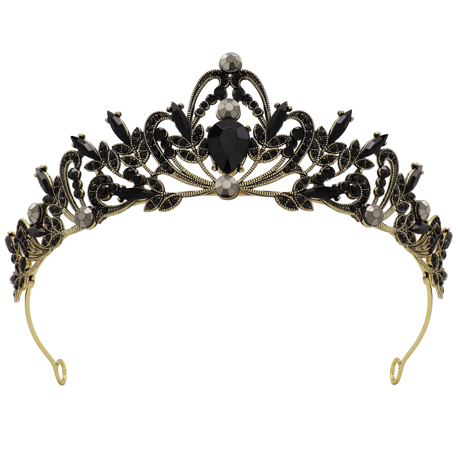 Sparkling Crystal Tiara Crown for Women - Elegant Bridal Wedding Headpiece, Prom Queen Accessory & Halloween Costume Jewelry - Perfect for Special Occasions & Photo Shoots
