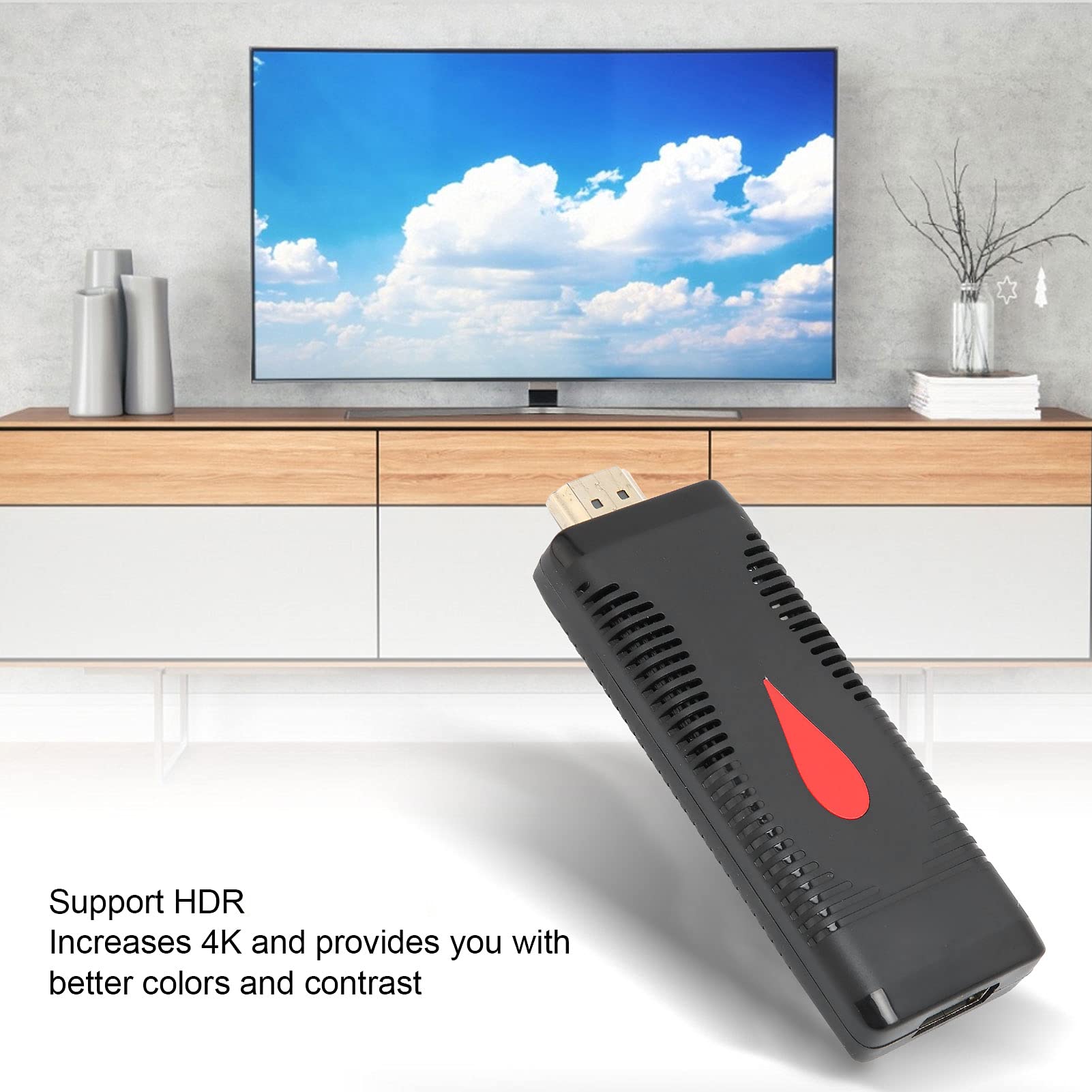 Portable HD TV Stick - Anti-Shake Mini TV Key for Stable Streaming | Perfect for Business Meetings & Home Entertainment