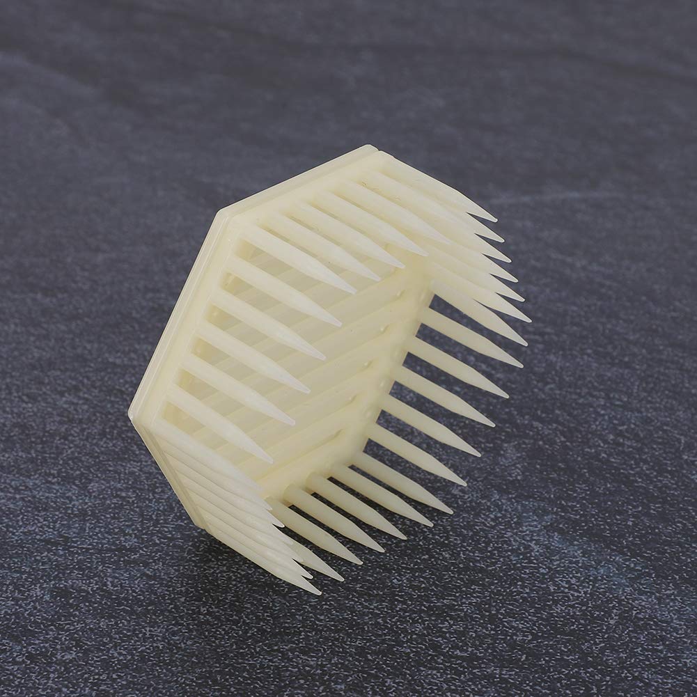 Fdit Beekeeping Equipment - Durable Hexagonal Plastic Queen Bee Cage for Easy Installation | Essential Beekeeping Tools for Outdoor & Indoor Hive Management | Perfect for Home Beekeepers & Apiary Enthusiasts