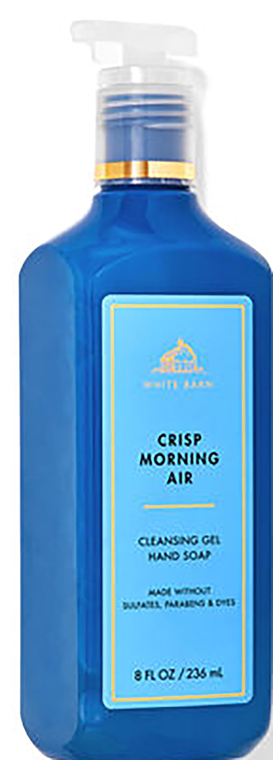 Bath & Body Works Crisp Morning Air Hand Soap - Refreshing 8 Fl Oz Gel Cleanser for Soft & Clean Hands | Perfect for Bathroom, Kitchen & Office Use