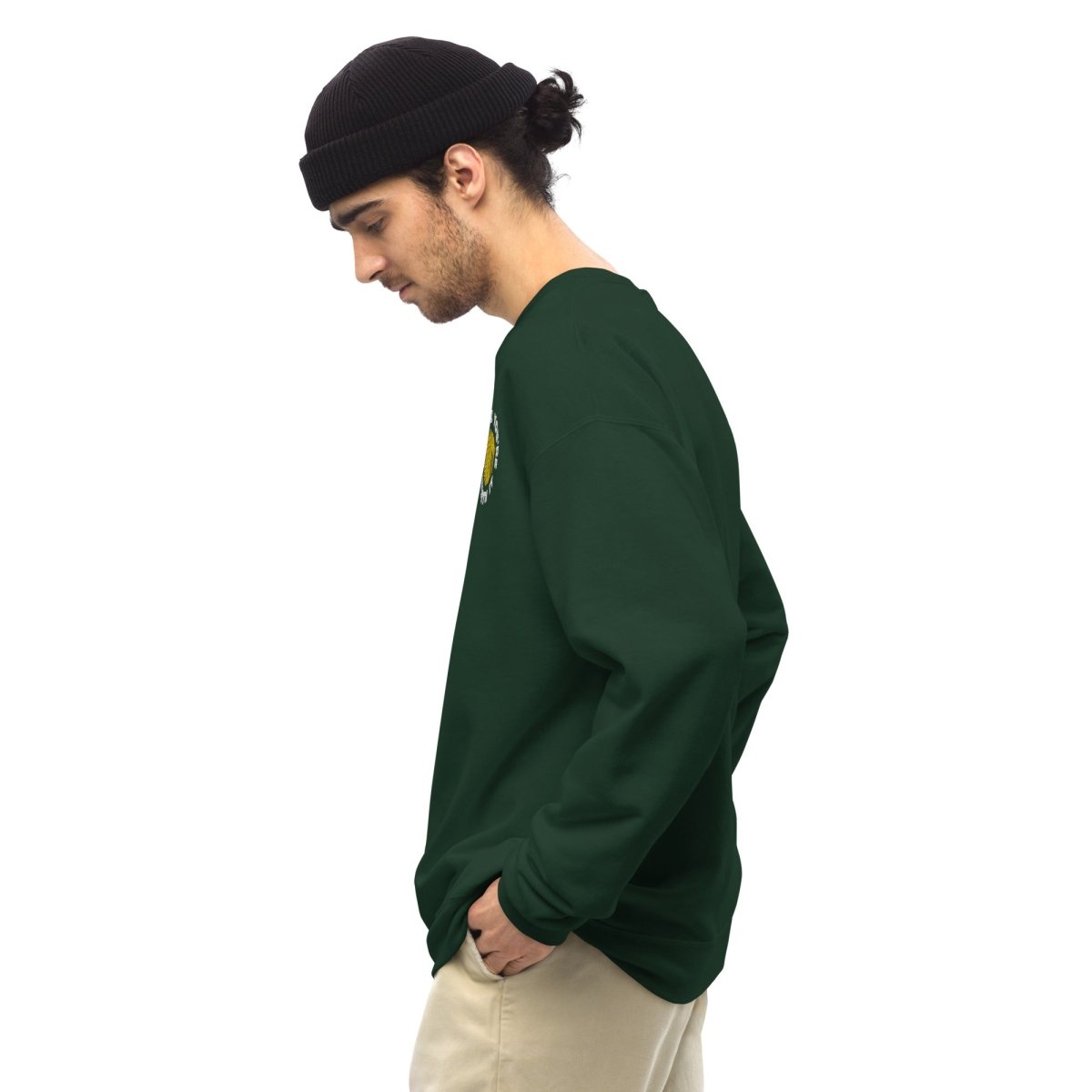 Empowering Sobriety Embroidered Unisex Sweatshirt - Because You're Worth It | Motivational Recovery Apparel for AA Meetings & Sober Living