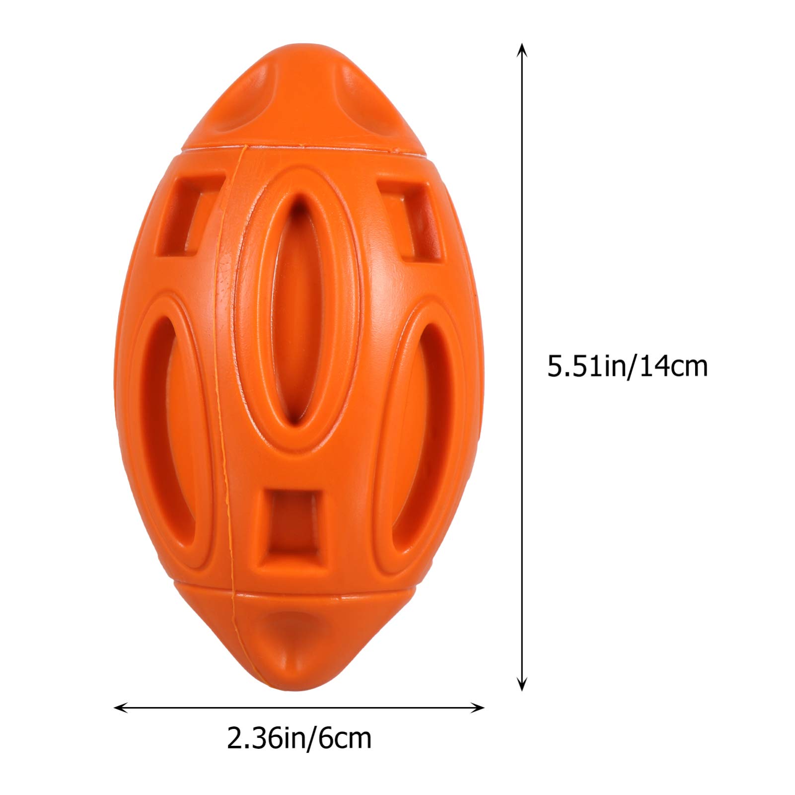 Balacoo Durable Dog Chew Toys for Aggressive Chewers - Interactive Squeaky Rubber Ball Teething Toy for Small Breed Puppies & Dogs - Perfect for Indoor Play, Training Rewards, and Dental Health