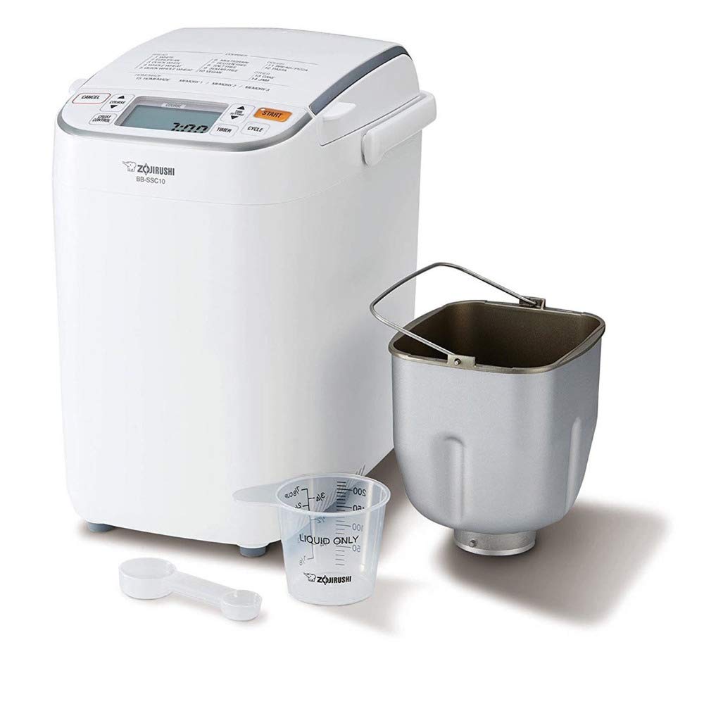 Zojirushi Home Bakery Maestro Bread Maker Machine - Automatic Bread Maker for Homemade Bread, Dough, Jam | Perfect for Baking Fresh Bread at Home, Office, or Small Bakery